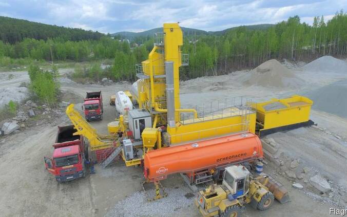 Brugt mobilt asfaltanlæg Marini 120-160 tch 2014