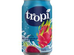 Beverages from tropical fruit juice in cans 330 ml. Looking for importer