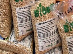 EN Plus A1 Wood Pellets in 15kg Bags Premium Quality 6mm Size In Stock Ready to Ship Buy N