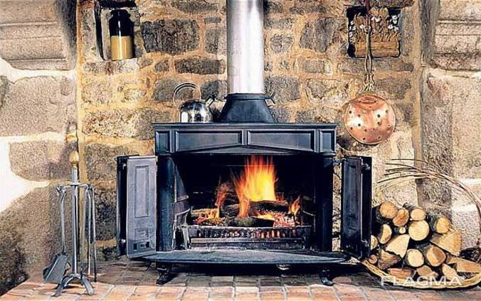 Indoor Freestanding Charcoal Fireplace Wood Burning Stove