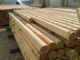 Продам брус сухой строганный, оцилиндрованный - фото 1