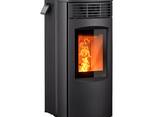Round Indoor Wood Pellet Heater estufe de Pellet Stove Fireplace Fire Heater for Home Use - photo 1