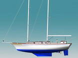 Sailing-motor shooner 45 ft with aluminum hull. - фото 2