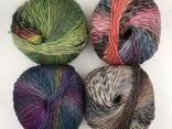 Textiles and yarn made in italy . stock