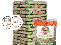 Wood Pellets, no additives, Natural woods, Ena1 certified