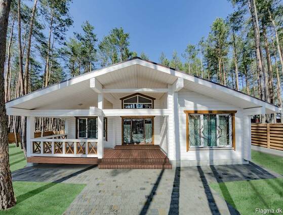 Wooden Houses Kit from Glued Laminated Timber